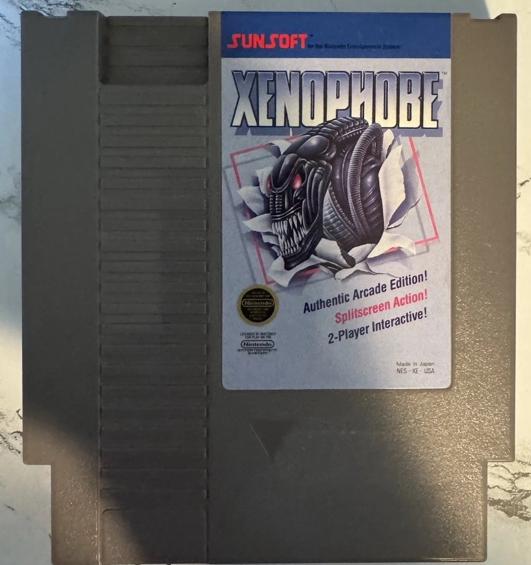 Xenophobe Nintendo NES Cartridge Only. Tested And Working