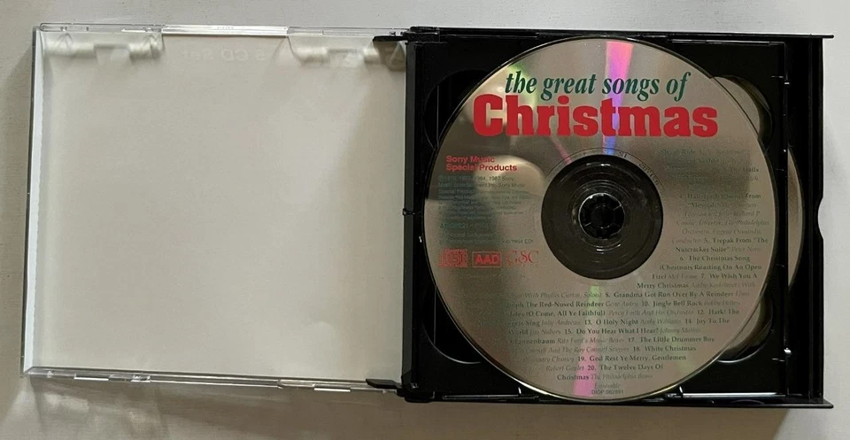 The Great Songs of Christmas 5xCD 100 Songs Bing Sinatra Nat King Cole Dean ++ Foto 2 de 4