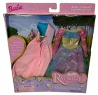 COMPLETE Vintage 2001 Barbie as Rapunzel Doll Fashion Gift Set 47612 Gown Cape