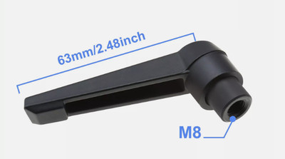 Spannhebel Griff Maschine verstellbar Fixierwerkzeug mit M8 Innengewinde