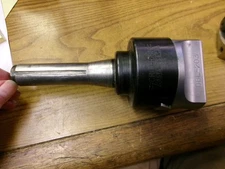 CRITERION BORING HEAD DBL 203 R8 SHANK WITH 6 USA BARS CARBIDE