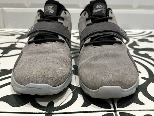Nike SB Trainerendor Men’s Grey Suede Skate Trainers UK Size 12 EU 47.5 - Picture 3 of 12