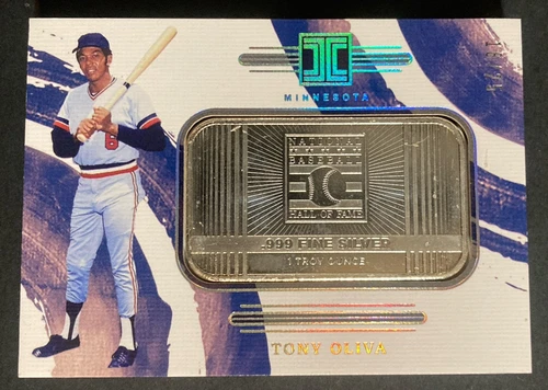 2024 Panini Impeccable Baseball Tony Oliva HOF  1 Troy Ounce Silver Bar  #/25