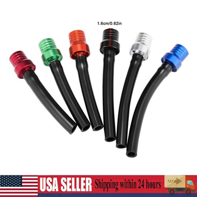 #ad #ad 6 Motorcycle Gas CAP VENT Tank Fuel Air Breather Valve Hose Tube Direct Fit $6.19