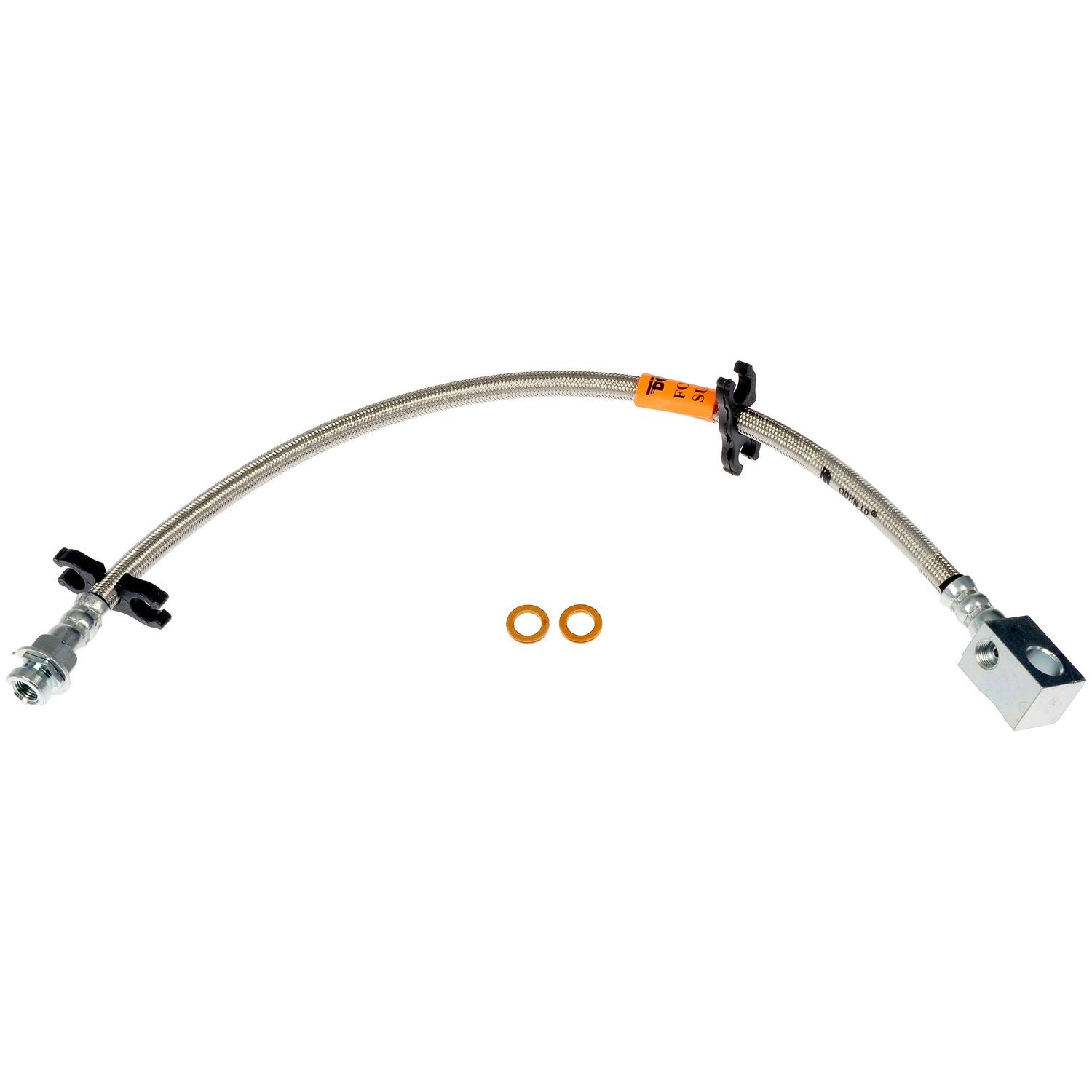 Dorman 622-067 Stainless Steel Braided Brake Hydraulic Hose For 93-01 Cherokee