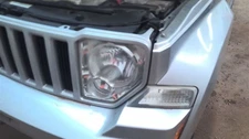 Driver Headlight LHD Chrome Bezel With Fog Lamps Fits 08-12 LIBERTY 1736609 Lamp