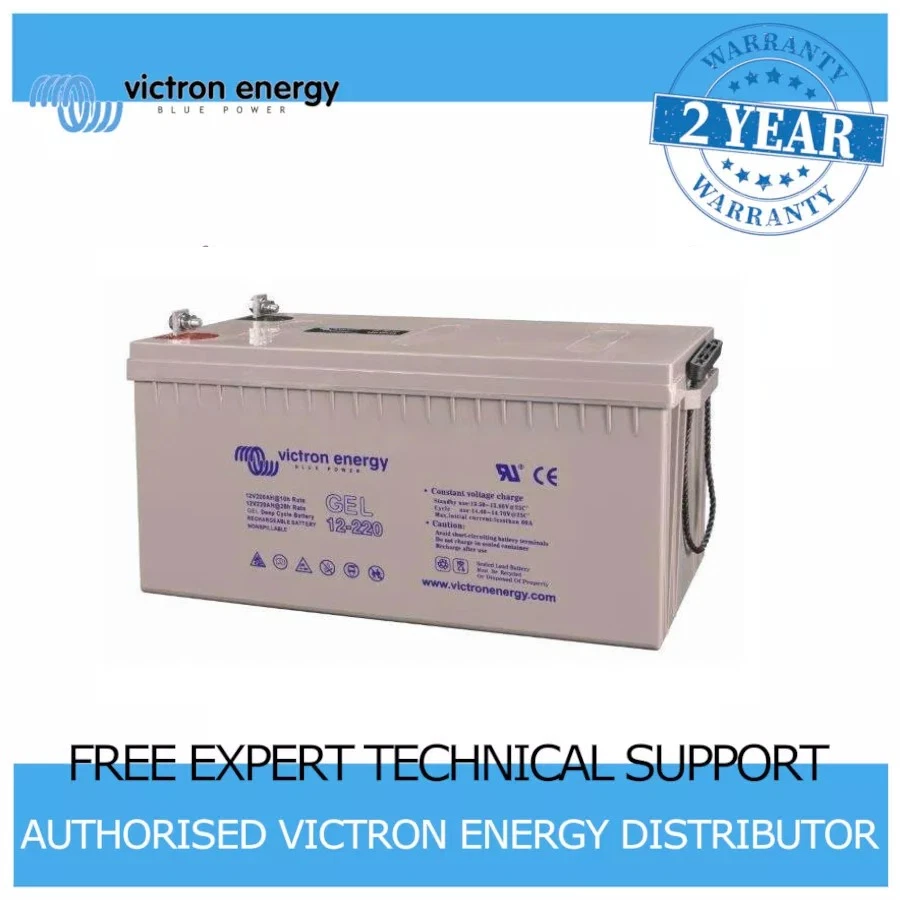 Victron Energy 12V 220Ah 600CCA Gel Deep Cycle Battery BAT412201104