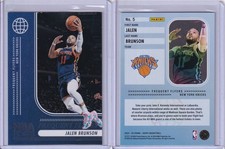 Panini 2024-25 NBA Hoops Frequent Flyers Jalen Brunson Knicks #5 Insert