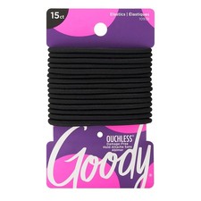 Ouchless Hair Elastics   No Pull, No Breakage, Tangle-Free Hold for Thick, Cu...