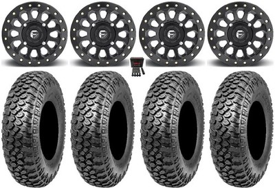 Fuel Vector Beadlock 15'' Wheels 33'' RAZR XT Tires Can-Am Commander Maverick