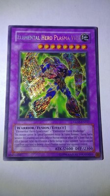 Yugioh / Elemental Hero Plasma Vice / GLAS / Secret Rare Unlimited / LP / EN-037