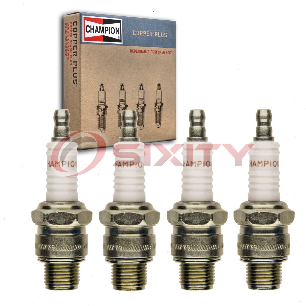 4 pc Champion Copper Plus 831 Spark Plugs for VB40FFM UL77V BUHXW1 AVZKO bc