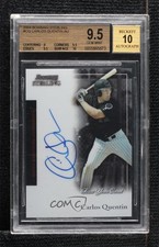 2004 Bowman Sterling Carlos Quentin #BS-CQ BGS 9.5 GEM MINT Auto 1m2q