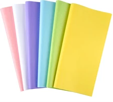 60 Sheets Multicolor Tissue Paper Spring Easter Gift Wrapping Paper Decorative A