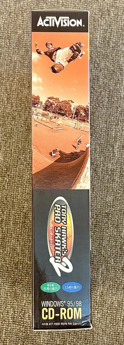 Korean Tony Hawk's Pro Skater 2 PC Big Box THPS2 Korea FinKL