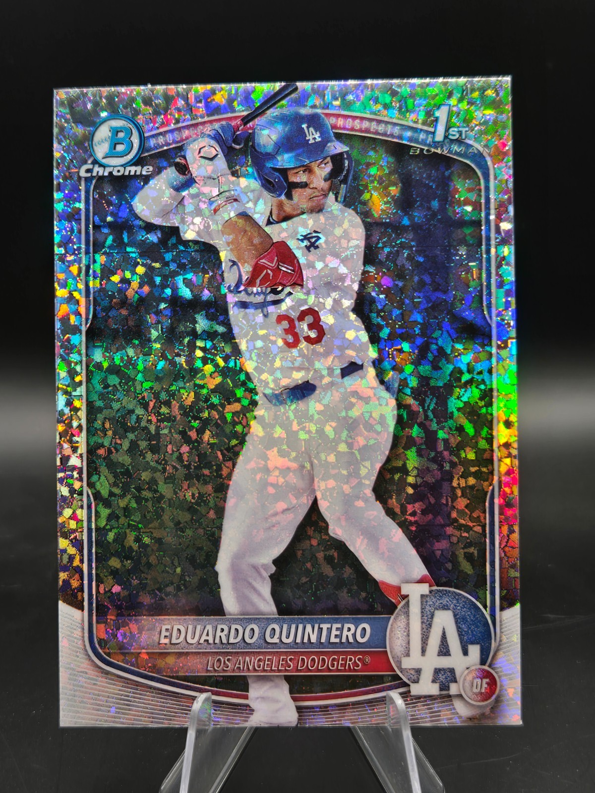 2025 Bowman - Chrome Prospects Eduardo Quintero #BCP-115 Mini-Diamond Refractor