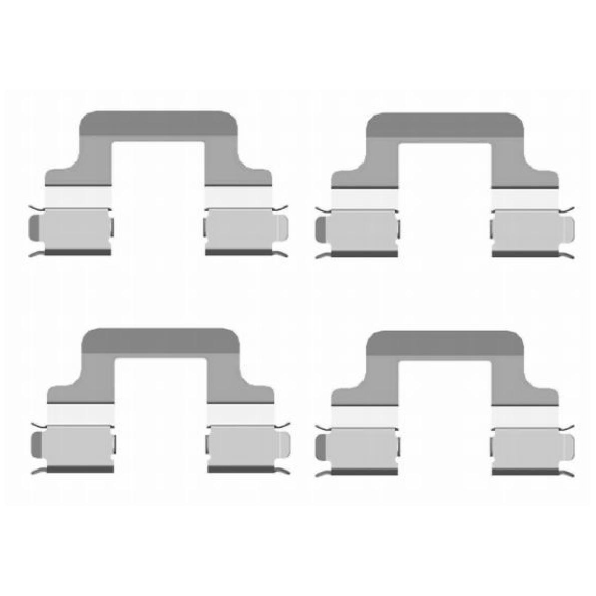 ZubehöRsatz BremsbeläGe FüR Vw Scirocco 3 137 | 23857018-image