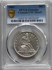 1883  Liberty Seated Half Dollar--PCGS Graded UNC Detail--Cleaned--Stunning Coin