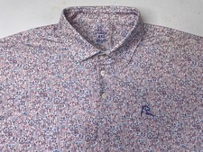Rhoback Mens XXL The Big D Dallas Texas Golf Polo Shirt AOP