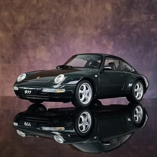 AUToart 1/18 Porsche 911 (993) CARRERA simulation fully open alloy car model 