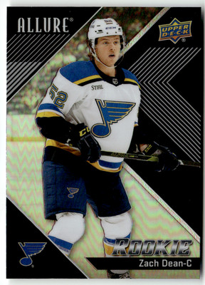 Upper Deck 2024-25 Allure NHL Hockey No. 126 Zach Dean Rookie Black Rainbow