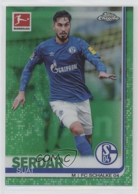 2019-20 Topps Chrome Bundesliga Green Refractor 58/99 Suat Serdar #52 b5f