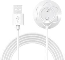 Magnetic Rose Charger USB Cable, Kwevos 2 Prong Magnetic USB Cable, 2.7ft 12mm R