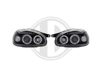Designscheinwerfer Klarglas Schwarz FüR Opel Corsa 1993-2000