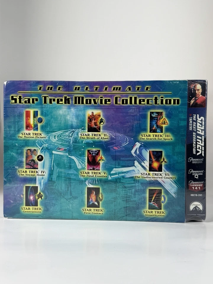 Star Trek THE ULTIMATE STAR TREK MOVIE COLLECTION (VHS, 1999 Release) Sealed New - Image 3 of 4
