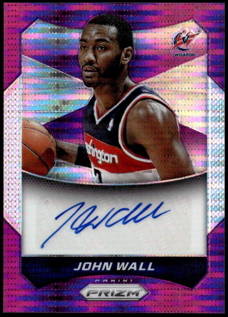 John Wall Basketball Autographed Sports Trading Cards