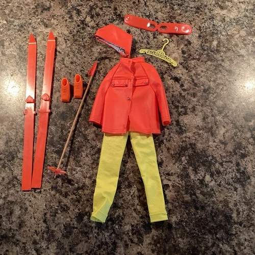 Vintage Barbie Clothes Mod Era Outfit #1797 The Ski Scene Almost Complete