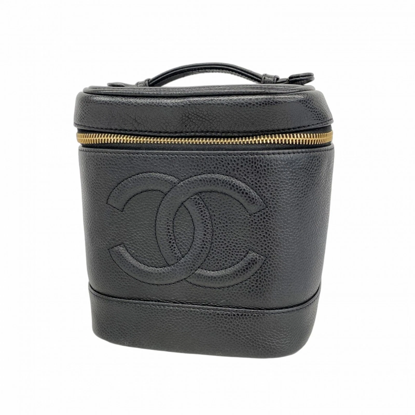 Chanel Vanity Bag, CaviarSkin, Black, Women's, P1799074 GZl1drep
