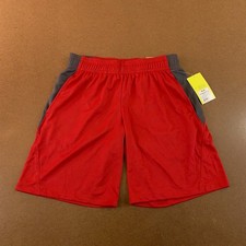 All In Motion Boys Size Medium 8 Red Pocketed Training Shorts NWT