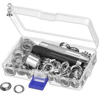 Grommet Werkzeug Kit ÖSen Set 10Mm Kupfer 100 StüCk Planen Stoff Zelte
