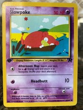 Slowpoke 1st Edition 67/82 Team Rocket Pokémon TCG Card Common on eBay