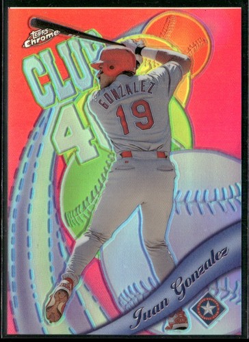 Juan Gonzalez [Refractor] #AE8 1999 Topps Chrome All Etch card