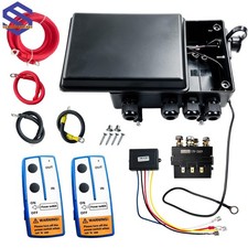 12v 500a Winch Solenoid Contactor Relay For 8000-17000lbs Atv Utv Truck Winches
