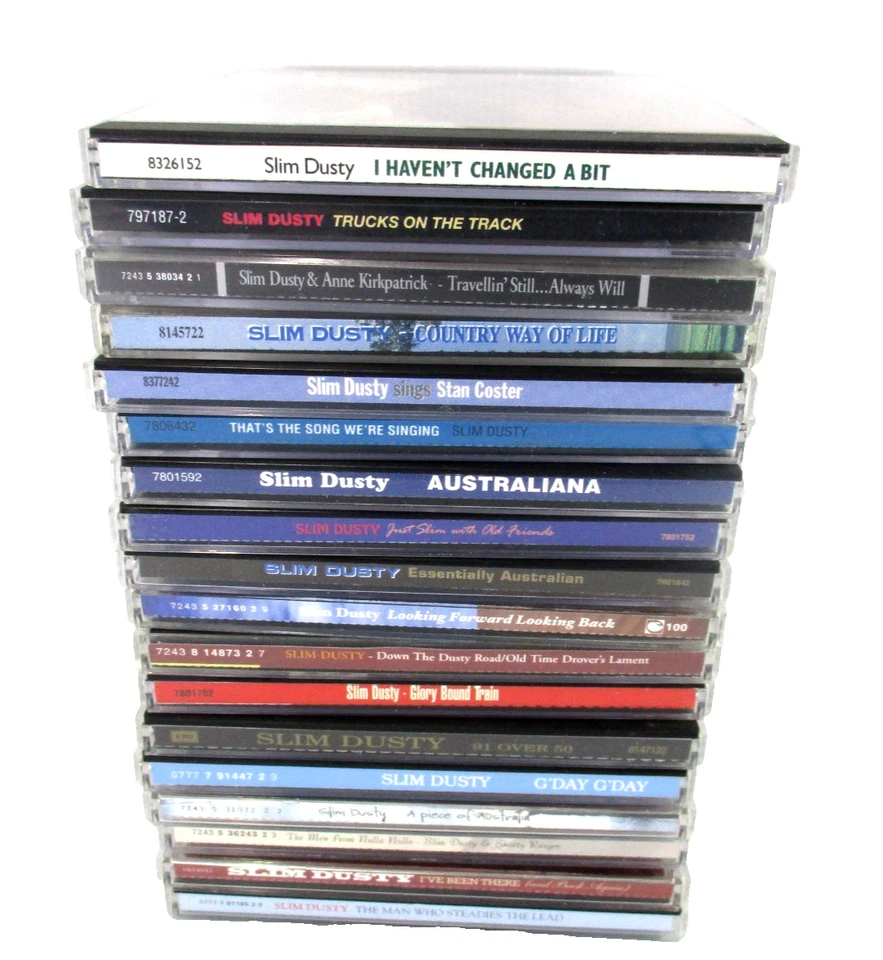 Paquete delgado de música country polvorienta x18 CD cantante australiano country folk Bush Foto 2 de 4