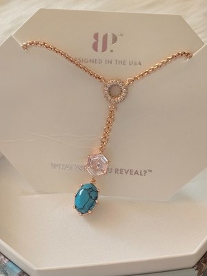 Bomb Party Dec 2025 Turquoise Magnesite on Rose Gold This Chain Means Business