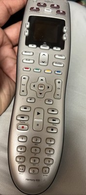 Logitech Harmony 600 Remote Control  Grey Universal Remote 