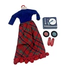 Vintage Skipper Platter Party 1965 Barbie Doll Outfit Accessories Complete