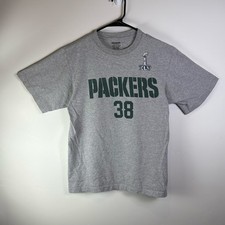 Reebok Green Bay Packers Tramon Williams sportswear tshirt jersey mens Medium