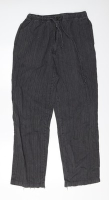 Marks and Spencer Damen Hose Grau Größe 33 in L31 in