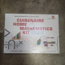 1977 Cuisenaire Home Mathematics Kit Blocks Cards Instructions