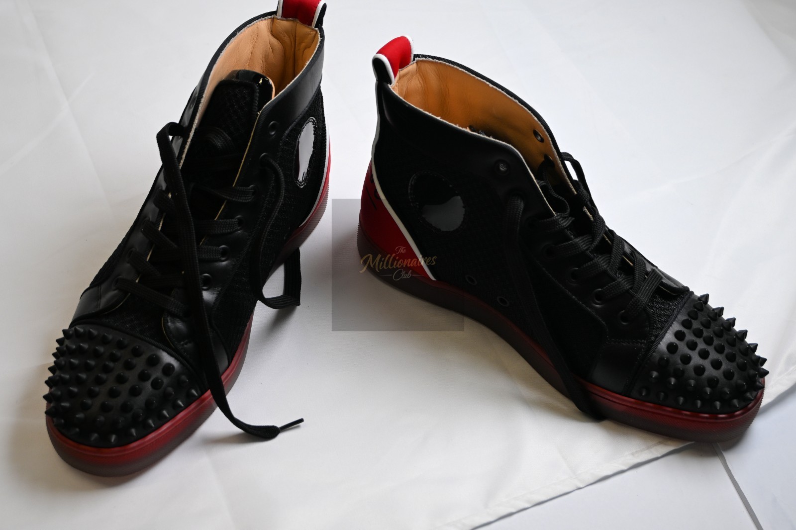 GENUINE Christian Louboutin Spiked High Top Sneakers EU41,  RRP £995 image 3