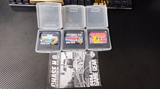 Chase H.Q. + Slider + Super Space Invaders For Sega Game Gear 1 Minty Fresh✴️