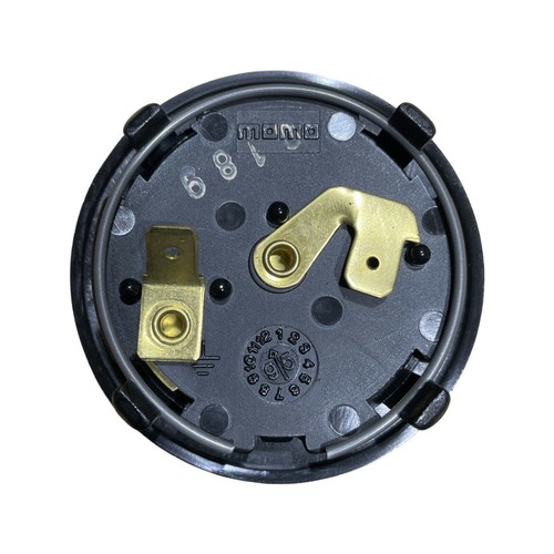 MOMO Heritage Yellow Over Black Round Lip Horn Button for / suit steering wheels - Picture 2 of 2