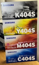 Toner   Genuine Samsung Set of 4 CLT-C404S, CLT-M404S, CLT-Y404S, CLT-K404S 