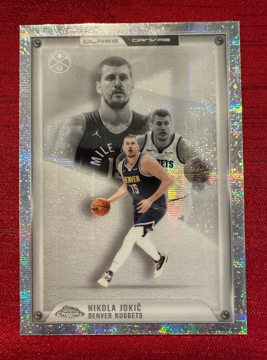 2025/26 Topps Chrome Basketball Nikola Jokic Glass Canvas GC-2