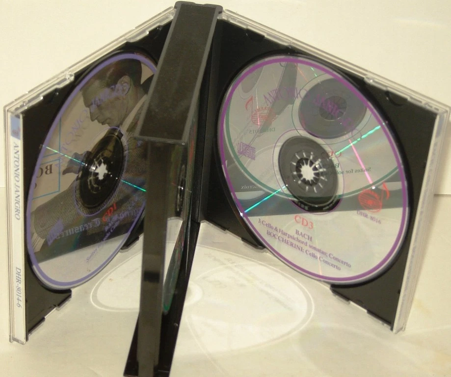 Antonio Janigro - Plays Bach & Boccherini Audio CD Boxed Set - Good or Better! - Image 3 of 4